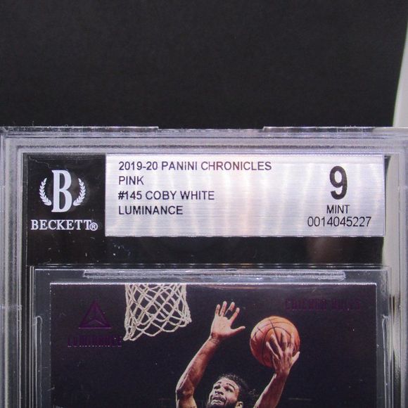 2019-20 Panini Chronicles Luminance PINK COBY WHITE #145 RC BGS 9 GEM MINT - Picture 3 of 3